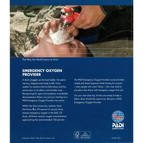 ~ Emergency Oxygen Provider Course Manual - PADI